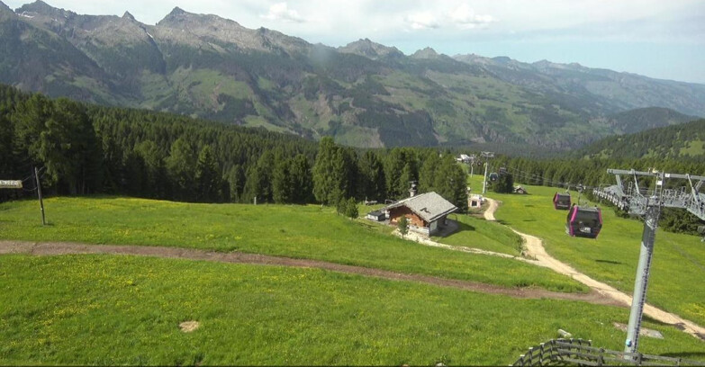 Webcam Bellamonte-Alpe Lusia  - Pista Le Fassane e Morea Snowpark