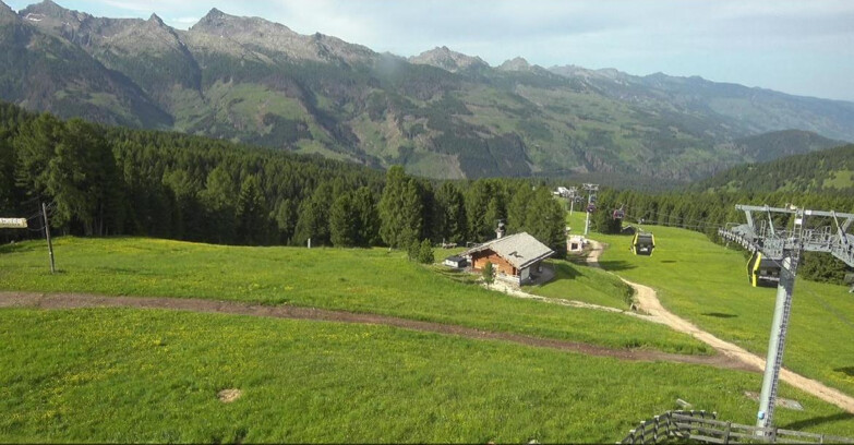 Webcam Bellamonte-Alpe Lusia  - Pista Le Fassane e Morea Snowpark