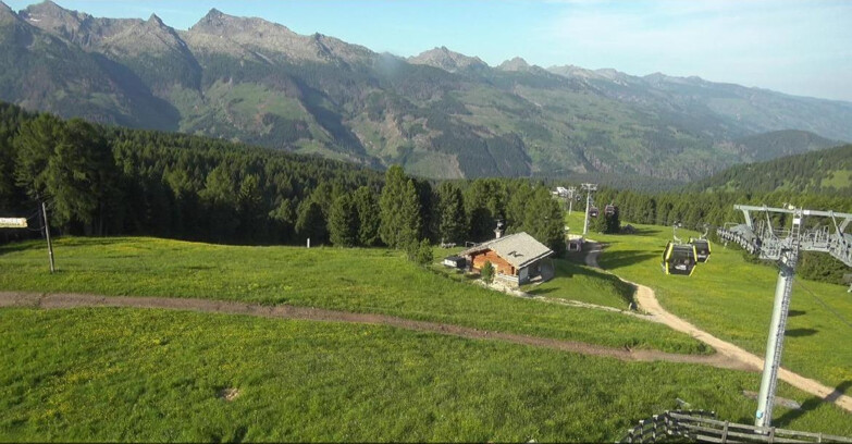 Webcam Bellamonte-Alpe Lusia - Pista Le Fassane e Morea Snowpark