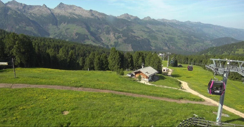 Webcam Bellamonte-Alpe Lusia - Pista Le Fassane e Morea Snowpark