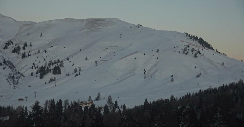 Webcam Bellamonte-Alpe Lusia - Pista direttissima Le Cune