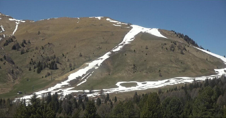 Webcam Bellamonte-Alpe Lusia  - Pista direttissima Le Cune