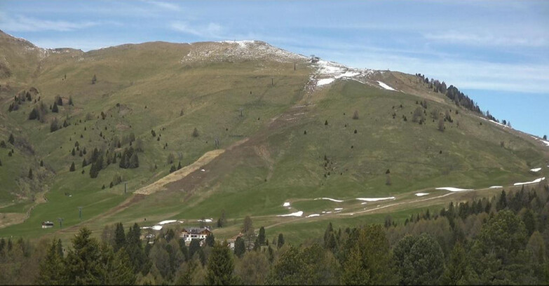 Webcam Bellamonte-Alpe Lusia - Pista direttissima Le Cune