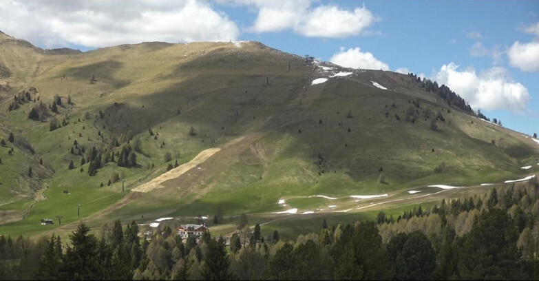 Webcam Bellamonte-Alpe Lusia - Pista direttissima Le Cune