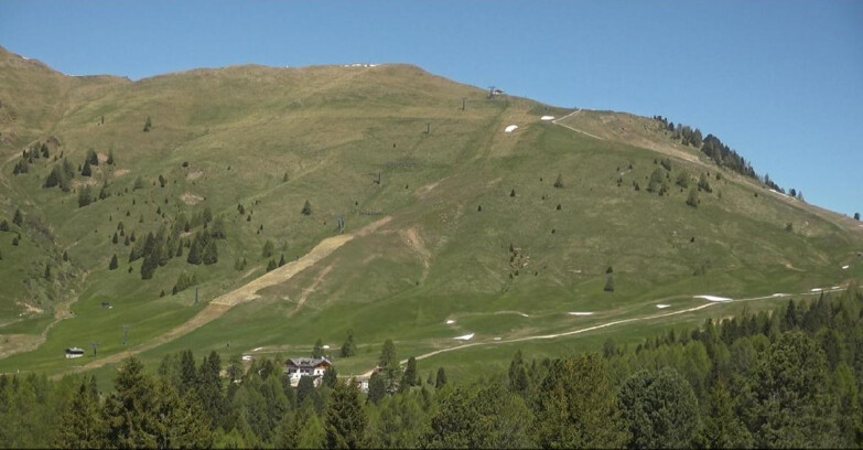 Webcam Bellamonte-Alpe Lusia  - Pista direttissima Le Cune