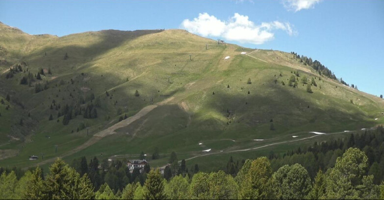 Webcam Bellamonte-Alpe Lusia  - Pista direttissima Le Cune