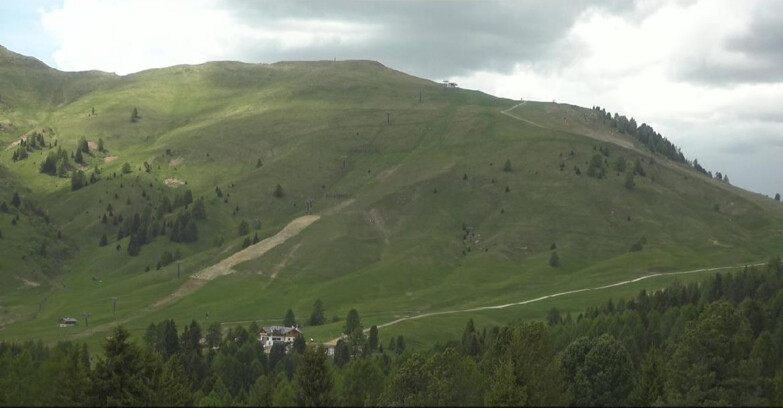 Webcam Bellamonte-Alpe Lusia - Pista direttissima Le Cune