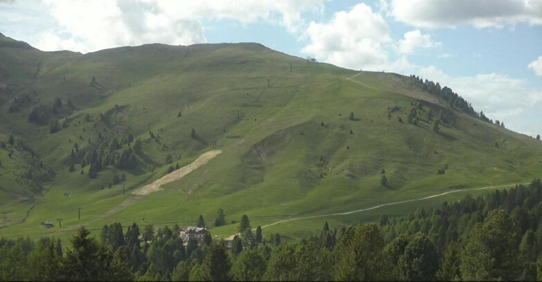 Webcam Bellamonte-Alpe Lusia - Pista direttissima Le Cune