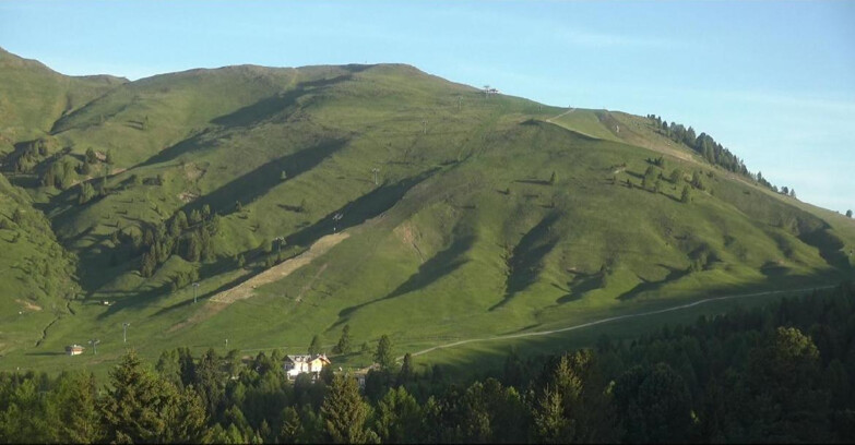 Webcam Bellamonte-Alpe Lusia - Pista direttissima Le Cune