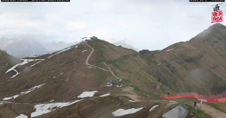 Webcam Канацей-Бельведере  - Canazei - Col dei Rossi