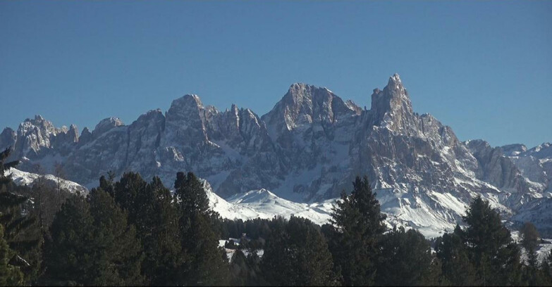 Webcam Bellamonte-Alpe Lusia - Pale di San Martino