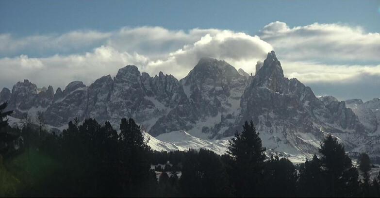 Webcam Bellamonte-Alpe Lusia  - Pale di San Martino