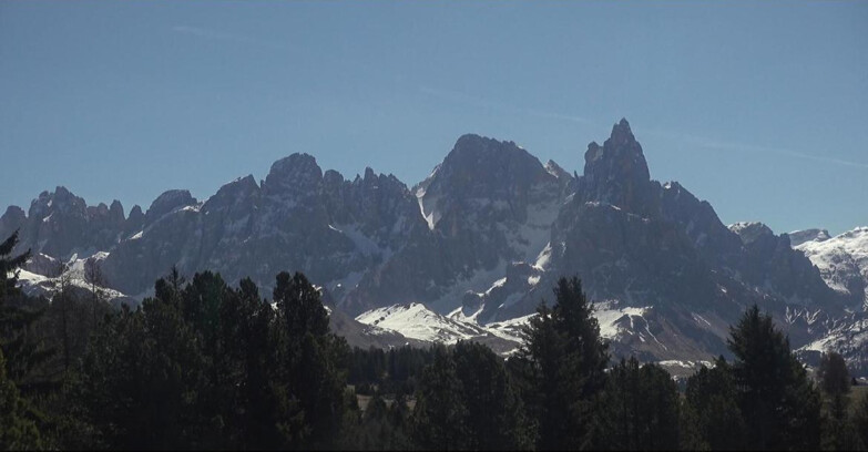 Webcam Bellamonte-Alpe Lusia  - Pale di San Martino