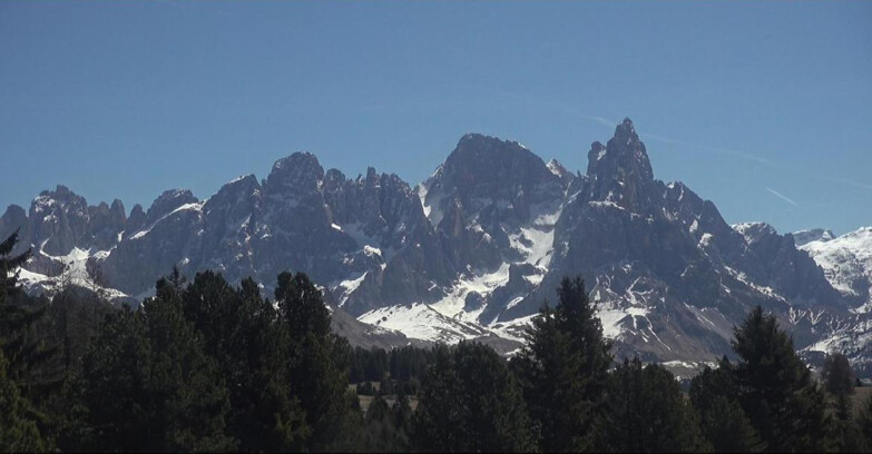 Webcam Bellamonte-Alpe Lusia  - Pale di San Martino