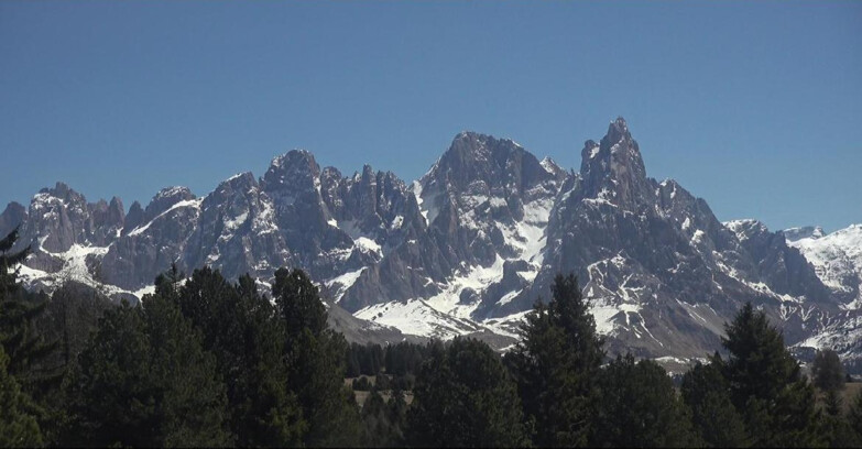Webcam Bellamonte-Alpe Lusia  - Pale di San Martino