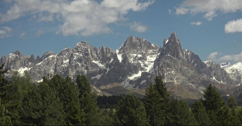 Webcam Bellamonte-Alpe Lusia  - Pale di San Martino