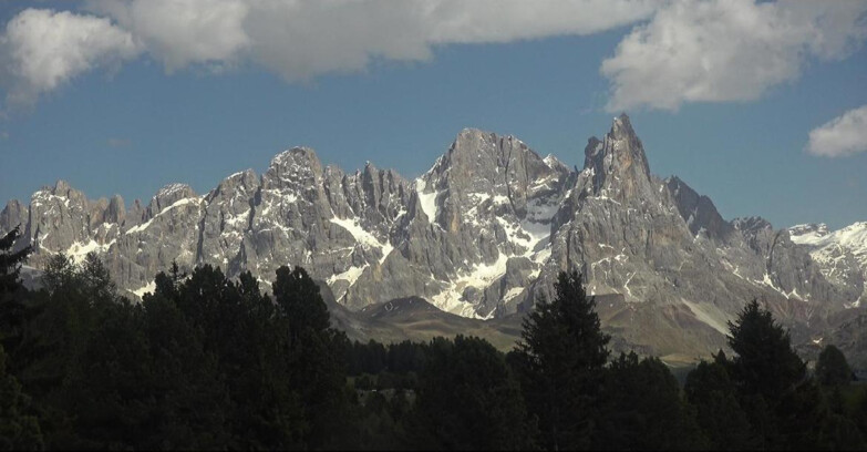 Webcam Bellamonte-Alpe Lusia  - Pale di San Martino