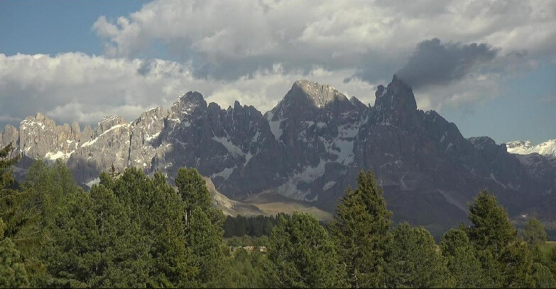 Webcam Bellamonte-Alpe Lusia  - Pale di San Martino