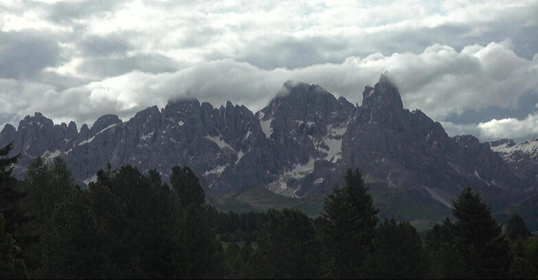 Webcam Bellamonte-Alpe Lusia - Pale di San Martino