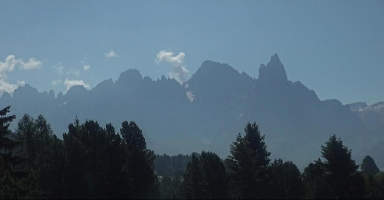 Webcam Bellamonte-Alpe Lusia  - Pale di San Martino