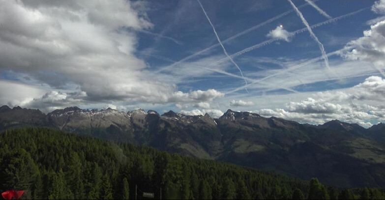 Webcam Bellamonte-Alpe Lusia - Catena del Lagorai