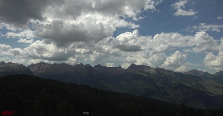 Webcam Bellamonte-Alpe Lusia - Catena del Lagorai