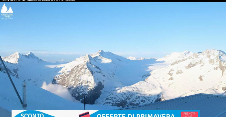 Webcam Gletscher Presena - Presena Gletscher - Tonale