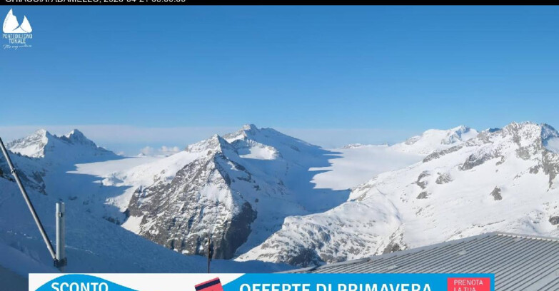 Webcam Gletscher Presena - Presena Gletscher - Tonale