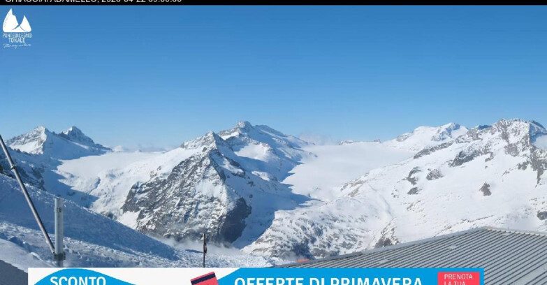 Webcam Ghiacciaio Presena - Presena Tonale