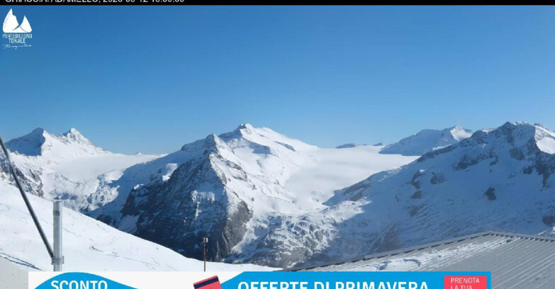 Webcam Ghiacciaio Presena - Presena Tonale