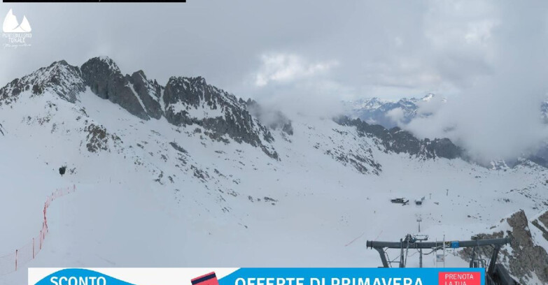 Webcam Ледник Презена  - Pista Paradiso - Presena Tonale