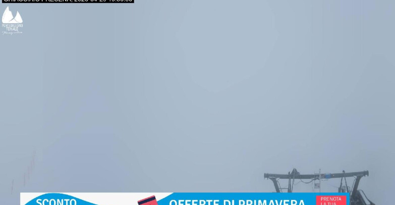 Webcam Ghiacciaio Presena  - Pista Paradiso - Presena Tonale