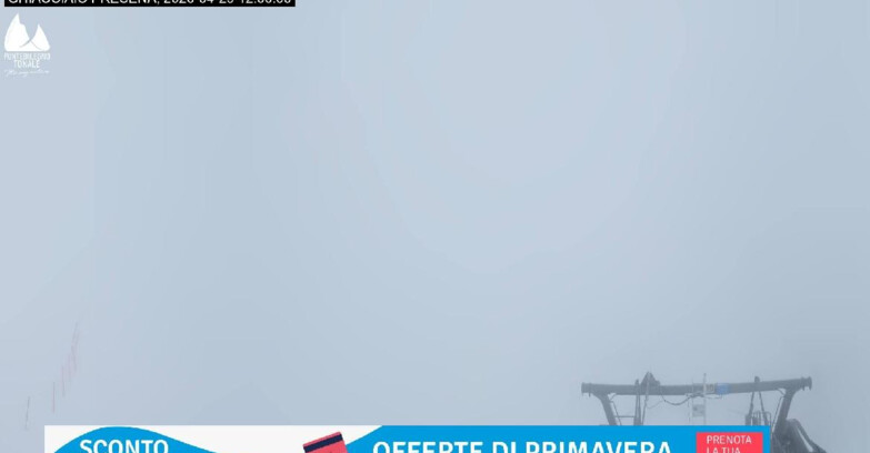 Webcam Ghiacciaio Presena  - Pista Paradiso - Presena Tonale