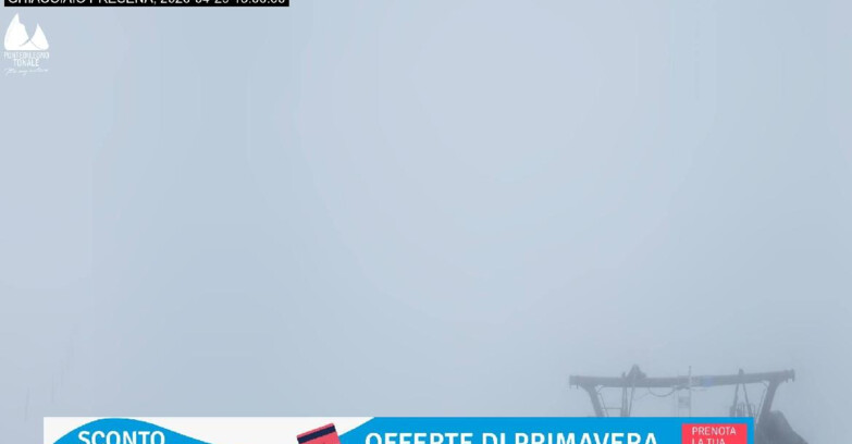 Webcam Ghiacciaio Presena  - Pista Paradiso - Presena Tonale