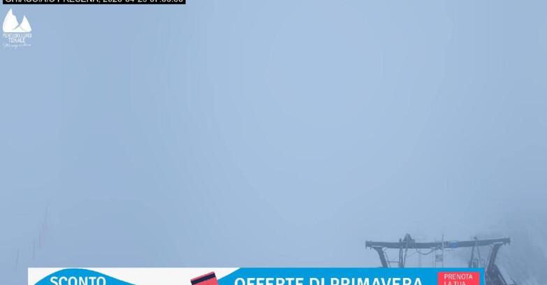 Webcam Ghiacciaio Presena  - Pista Paradiso - Presena Tonale