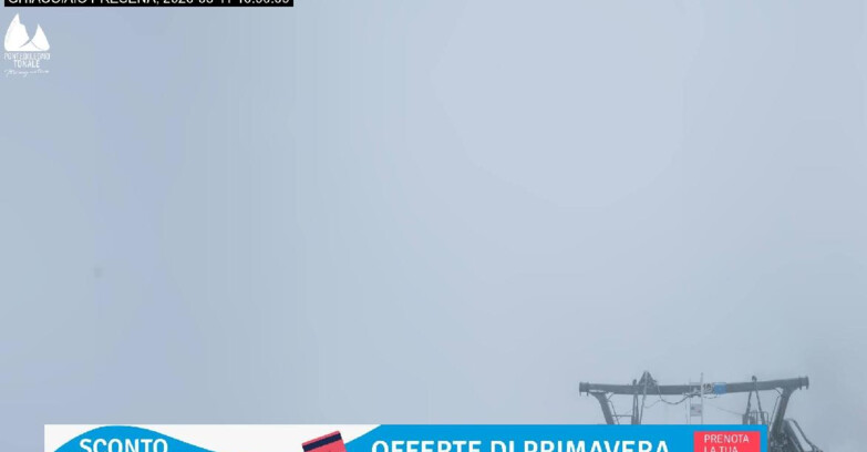 Webcam Presena Glacier  - Pista Paradiso - Presena Tonale