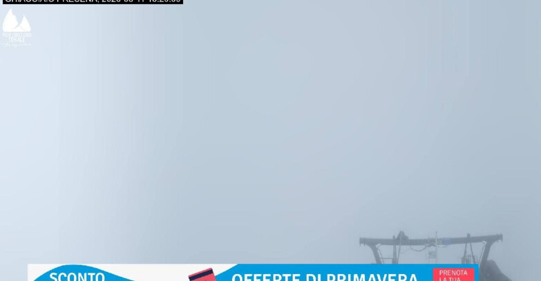 Webcam Presena Glacier  - Pista Paradiso - Presena Tonale