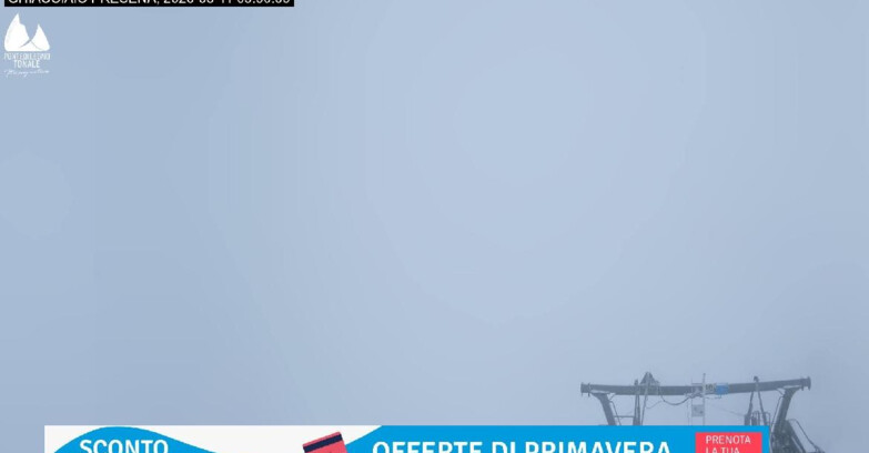 Webcam Presena Glacier  - Pista Paradiso - Presena Tonale
