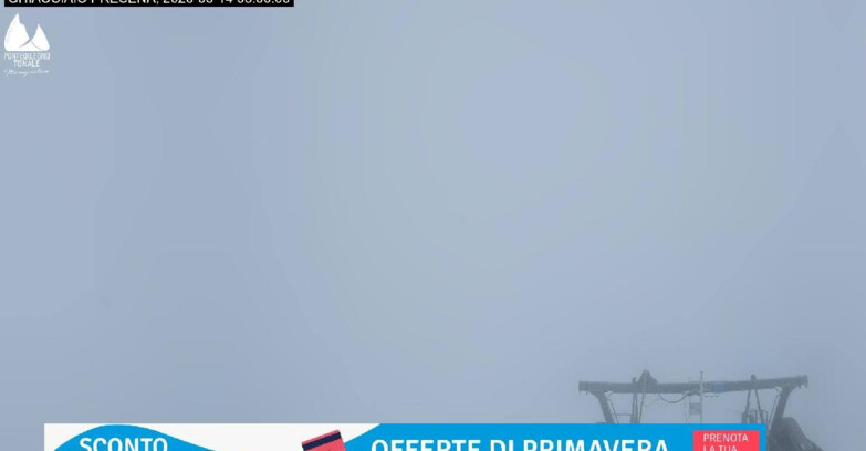 Webcam Ghiacciaio Presena - Veduta Pista Paradiso - Presena Tonale