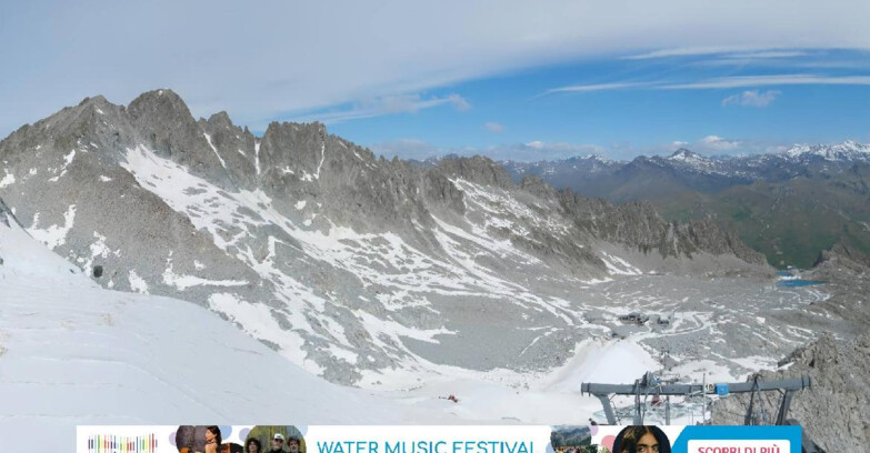 Webcam Ghiacciaio Presena - Veduta Pista Paradiso - Presena Tonale