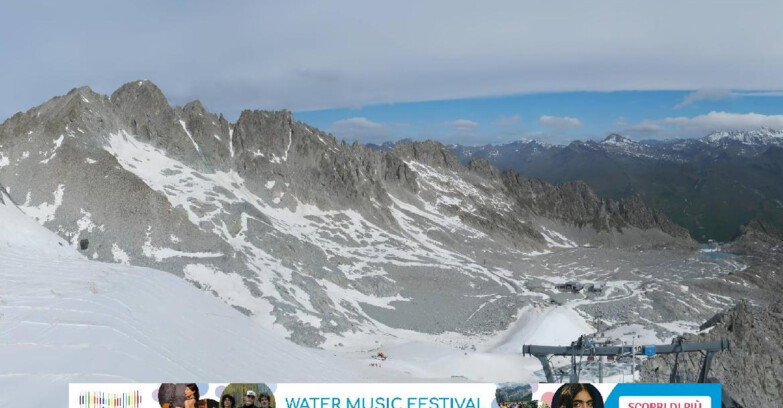 Webcam Ghiacciaio Presena - Veduta Pista Paradiso - Presena Tonale