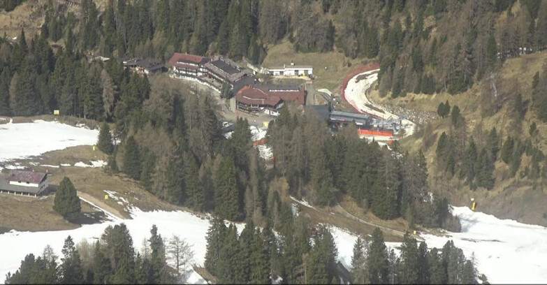 Webcam Пампеаго - Предаццо - Оберегген	 - Piste Pampeago