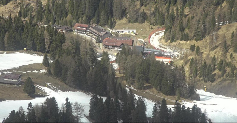 Webcam Пампеаго - Предаццо - Оберегген	 - Piste Pampeago