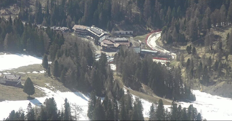 Webcam Пампеаго - Предаццо - Оберегген	 - Piste Pampeago