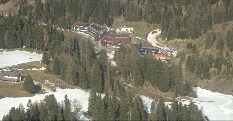 Webcam Пампеаго - Предаццо - Оберегген	 - Piste Pampeago