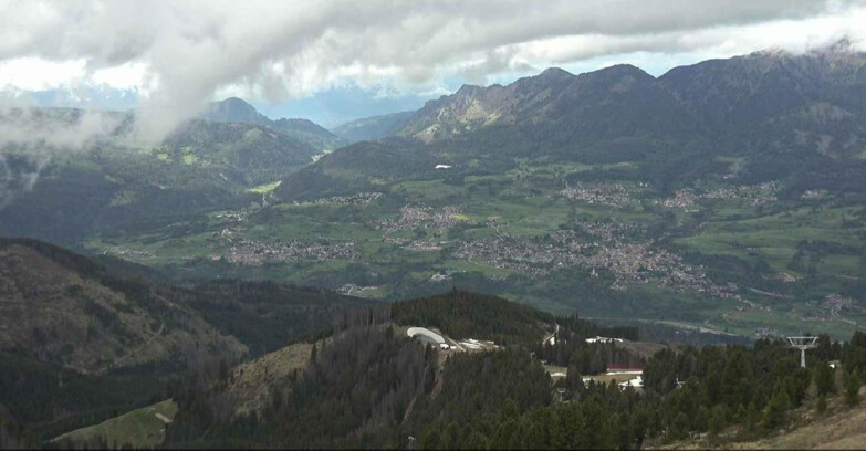 Webcam Альпе-Чермис  - Val di Fiemme