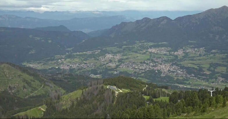 Webcam Alpe Cermis - Bassa Val di Fiemme 