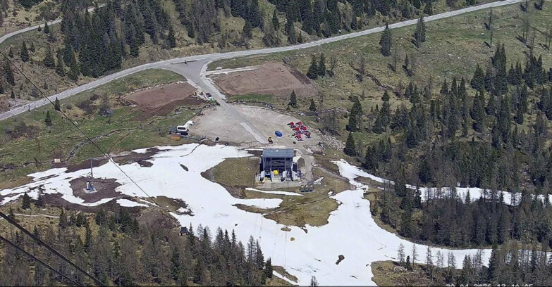 Webcam Passo San Pellegrino-Falcade  - Panorama N-E