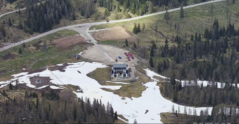 Webcam Passo San Pellegrino-Falcade  - Panorama N-E