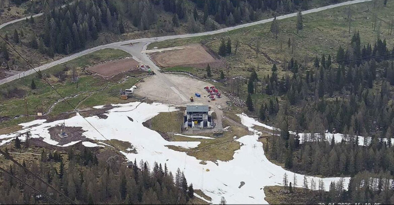 Webcam Passo San Pellegrino-Falcade  - Panorama N-E